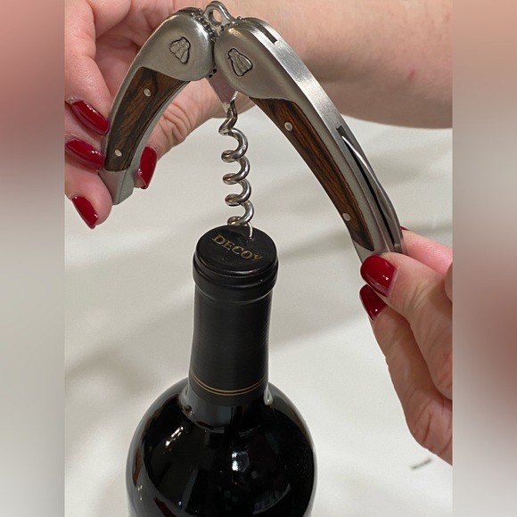 COPY - Corkscrew with wood inlay in box. NWOT - Picture 6 of 8